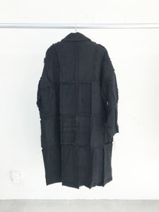 Black Patchwork Coat