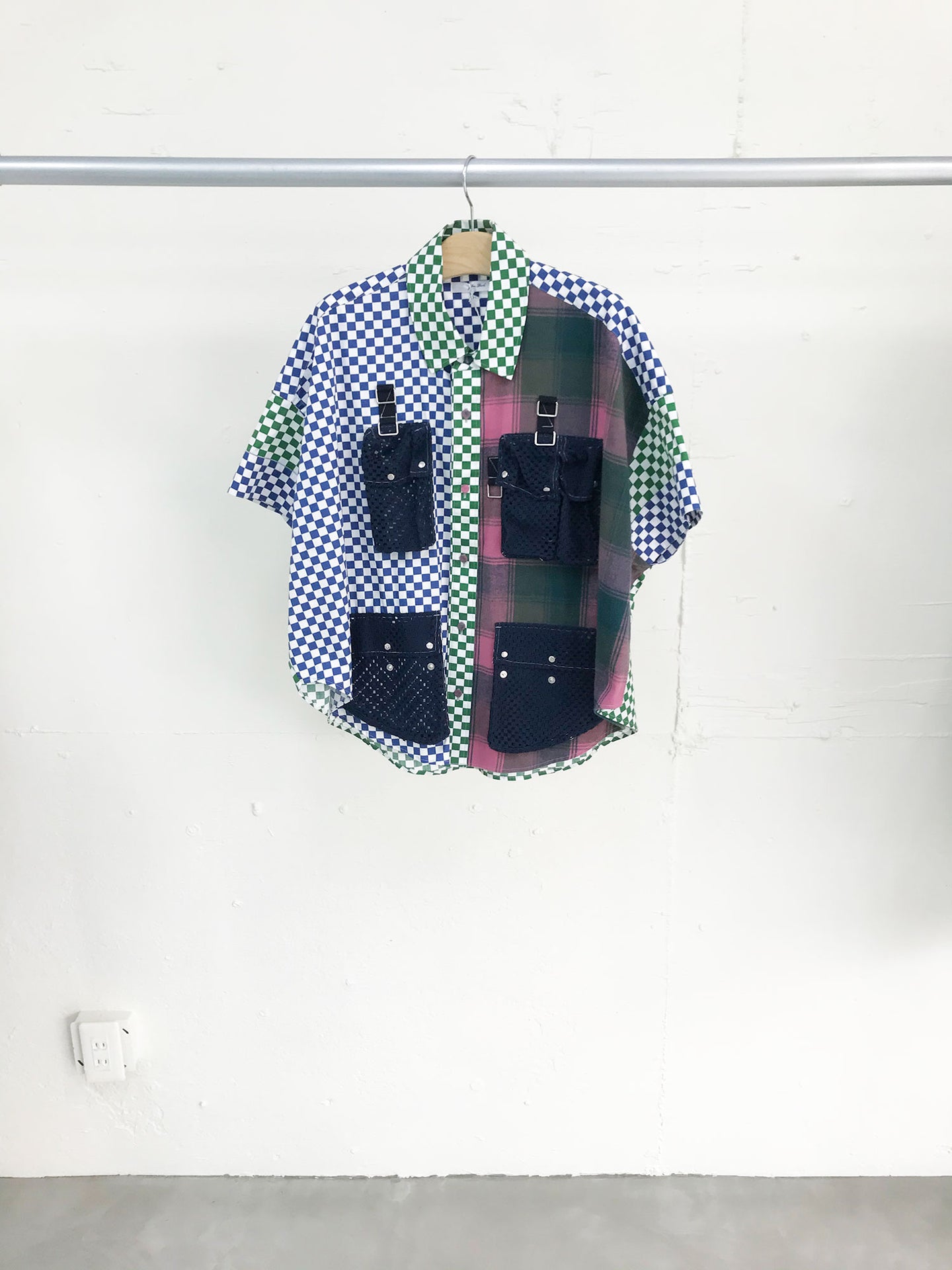 Circular Shirt Checker Patchwork
